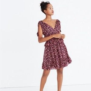 Ulla Johnson Noelle Women's Silk Blend Floral Sleeveless Dress Size 2